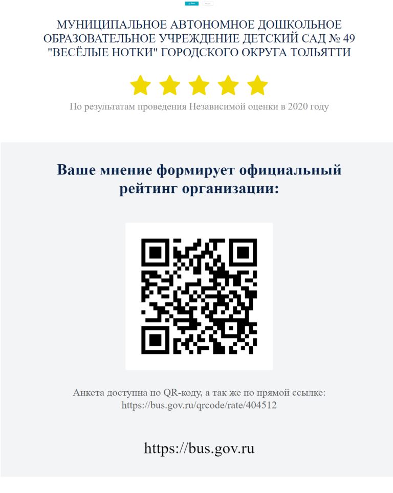 QR Независимая оценка качества